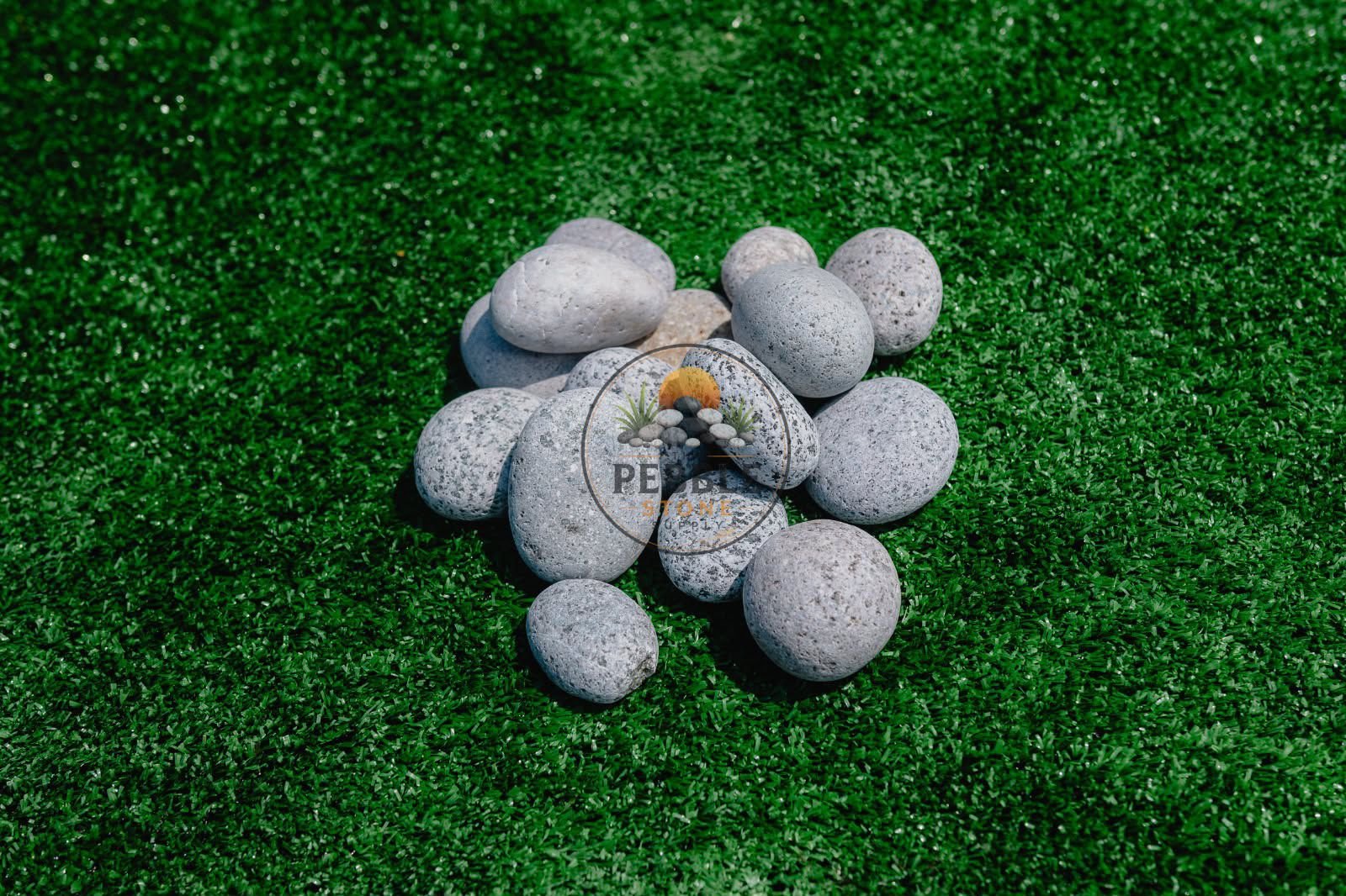 Salt and pepper colour pebble stones for export